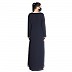 Designer abaya with embroidered yoke- Navy Blue Designer abaya with embroidered yoke- Navy Blue
